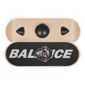 Balance Board, Wobble Board Trainer for Adults 3-Level Adjustable Base, Premium Wooden Balance Training Equipment